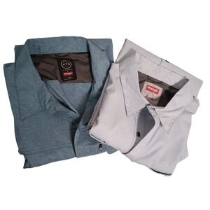 Wrangler Men's Outdoor Series All Terrain Gear Regular Fit Shirt Bundle Size XL